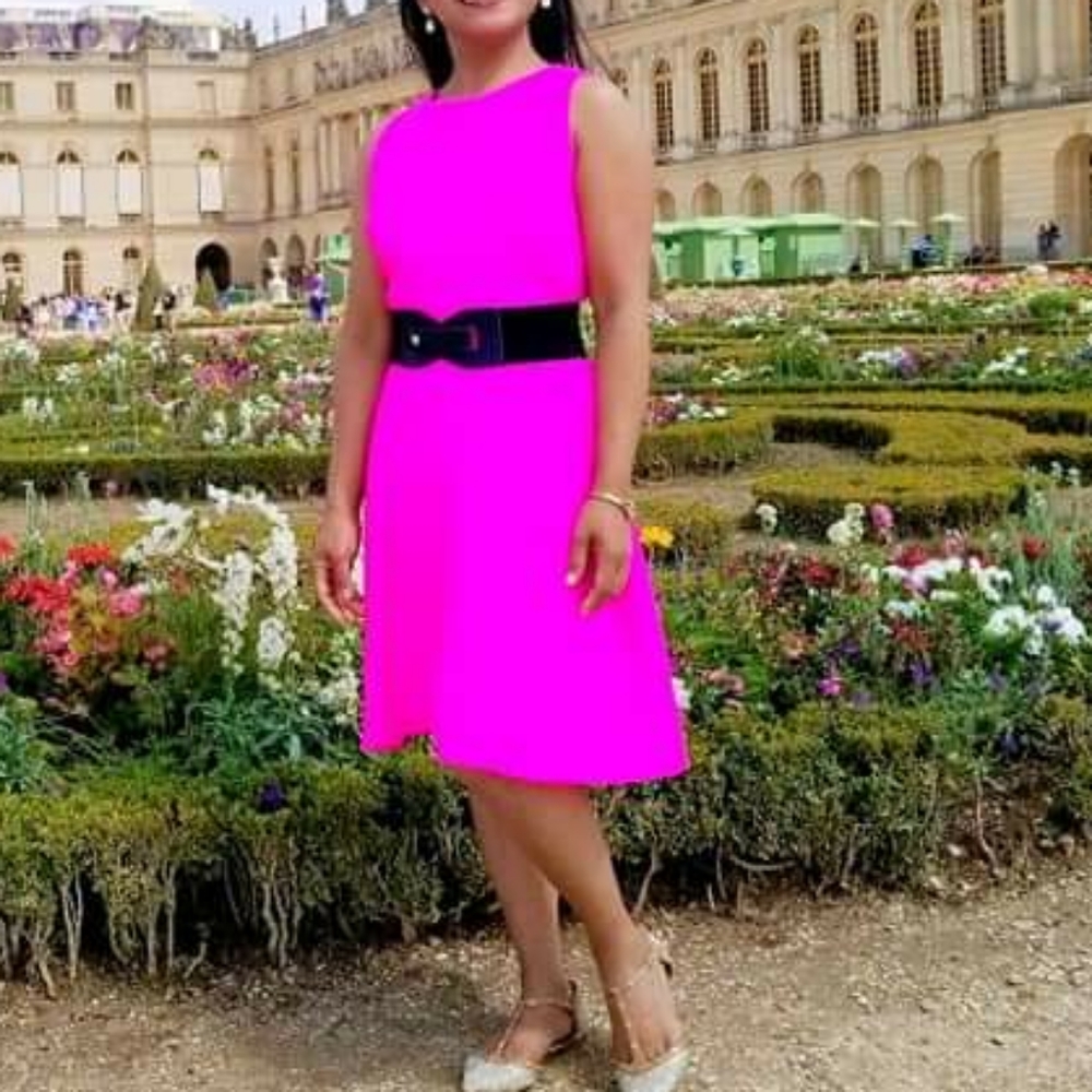 Magenta cute dress
